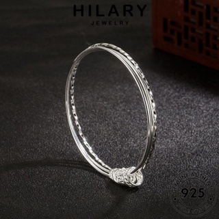 HILARY JEWELRY ผู้หญิง ต้นฉบับ แท้ Silver เครื่องประดับ กำไล เครื่องประดับ แฟชั่น ผู้หญิง เกาหลี เงิน วงกลมแฟชั่น กำไลข้อมือ 925 B138