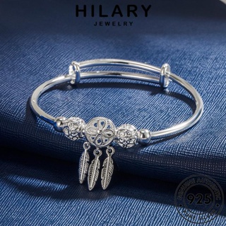 HILARY JEWELRY ผู้หญิง ผู้หญิง กำไล เครื่องประดับ แฟชั่น เงิน พู่ กำไลข้อมือ ต้นฉบับ เครื่องประดับ แท้ เกาหลี 925 Silver B144