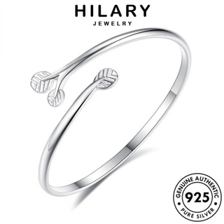 HILARY JEWELRY เครื่องประดับ กำไล เงิน เกาหลี ผู้หญิง โคลเวอร์บุคลิกภาพ ต้นฉบับ ผู้หญิง 925 แท้ แฟชั่น Silver เครื่องประดับ กำไลข้อมือ B154