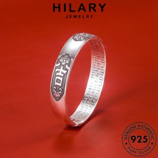 HILARY JEWELRY แฟชั่น ผู้หญิง แท้ ผู้หญิง Silver เกาหลี กำไล เงิน เครื่องประดับ กำไลข้อมือ เครื่องประดับ 925 ต้นฉบับ พรมงคลย้อนยุค B185