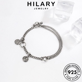 HILARY JEWELRY เงิน ต้นฉบับ แท้ ราชินีแห่งบุคลิกภาพ แฟชั่น เครื่องประดับ กำไลข้อมือ ผู้หญิง 925 เกาหลี Silver ผู้หญิง กำไล เครื่องประดับ B208