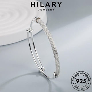 HILARY JEWELRY ผู้หญิง กำไลข้อมือ เครื่องประดับ ต้นฉบับ เงิน 925 ผู้หญิง แท้ เกาหลี Silver เครื่องประดับ ตาข่ายส่วนบุคคล กำไล แฟชั่น B233