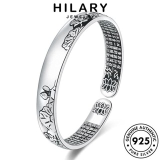 HILARY JEWELRY คัมภีร์เซนโบราณ เครื่องประดับ แท้ กำไล ผู้หญิง แฟชั่น เกาหลี เครื่องประดับ Silver 925 ต้นฉบับ ผู้หญิง เงิน กำไลข้อมือ B198