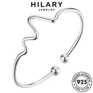 HILARY JEWELRY เกาหลี เครื่องประดับ ผู้หญิง กำไลข้อมือ Silver เงิน กำไล แท้ 925 แฟชั่น แผนที่กระโดดความรักที่สร้างสรรค์ ผู้หญิง เครื่องประดับ ต้นฉบับ B200