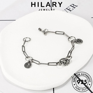 HILARY JEWELRY กำไล เครื่องประดับ เกาหลี ผู้หญิง ต้นฉบับ แฟชั่น ภาพประกอบแนววินเทจ ผู้หญิง เครื่องประดับ Silver แท้ กำไลข้อมือ 925 เงิน B202