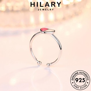 HILARY JEWELRY ต้นฉบับ แท้ เกาหลี Silver เครื่องประดับ แหวน เงิน เครื่องประดับ 925 แฟชั่น ผู้หญิง รูปหัวใจหวานๆ R28