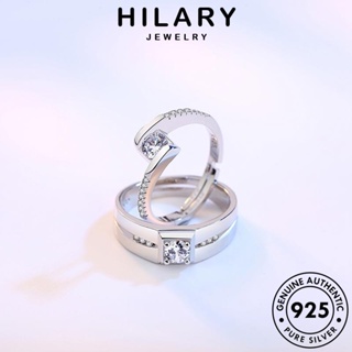 HILARY JEWELRY แหวน รูปหัวใจเวอร์ชั่นเกาหลี Silver แท้ 925 แฟชั่น ต้นฉบับ เงิน คู่รัก เกาหลี เครื่องประดับ มอยส์ซาไนท์ไดมอนด์ เครื่องประดับ R49