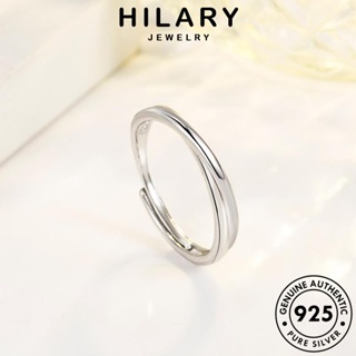 HILARY JEWELRY เงิน ต้นฉบับ Silver แท้ ง่าย เครื่องประดับ เครื่องประดับ เกาหลี แหวน คู่รัก 925 แฟชั่น R96