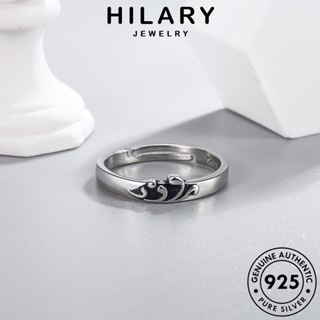 HILARY JEWELRY เครื่องประดับ Silver 925 แฟชั่น เกาหลี ความรักโรแมนติกแห่งขุนเขาและท้องทะเล เงิน คู่รัก ต้นฉบับ แหวน เครื่องประดับ แท้ R118