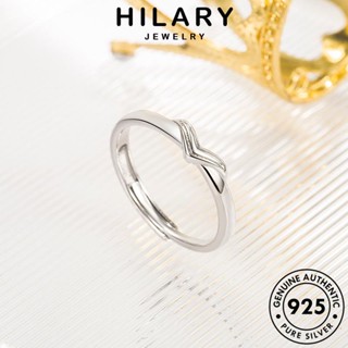 HILARY JEWELRY แท้ 925 โบยบินแห่งความรักที่สร้างสรรค์ แหวน เครื่องประดับ Silver ต้นฉบับ เกาหลี เงิน คู่รัก แฟชั่น เครื่องประดับ R300