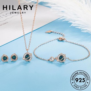 HILARY JEWELRY จี้ เกาหลี Silver เครื่องประดับ เงิน แฟชั่น ต้นฉบับ 925 เครื่องประดับ ทอง ผู้หญิง แท้ สร้อยคอ แก้วแฟนตาซี S9