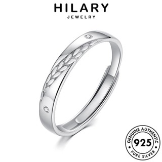 HILARY JEWELRY 925 เครื่องประดับ ต้นฉบับ แท้ แหวน เกาหลี แฟชั่น เครื่องประดับ คู่รัก เงิน รวงข้าวสาลีที่สร้างสรรค์ Silver R306