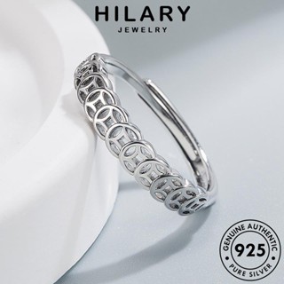 HILARY JEWELRY แฟชั่น คู่รัก เครื่องประดับ Silver แท้ โชคลาภย้อนยุค เครื่องประดับ เงิน เกาหลี แหวน 925 ต้นฉบับ R312