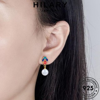 HILARY JEWELRY โบราณ 925 ทองหยก เครื่องประดับ Silver สร้อยคอ ผู้หญิง เครื่องประดับ เงิน แท้ ต้นฉบับ เกาหลี แฟชั่น จี้ S3