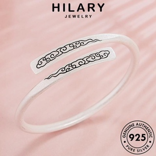 HILARY JEWELRY เครื่องประดับ เมฆมงคล ผู้หญิง ผู้หญิง เกาหลี เครื่องประดับ กำไล เงิน แฟชั่น แท้ Silver ต้นฉบับ 925 กำไลข้อมือ B243