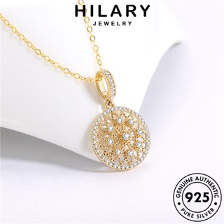 HILARY JEWELRY มอยส์ซาไนท์ จี้ แท้ สร้อยคอ แฟชั่น เงิน โกลด์ เครื่องประดับ ต้นฉบับ Silver 925 ไดมอนด์ เกาหลี ผู้หญิง แฟชั่น เครื่องประดับ S84