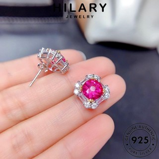 HILARY JEWELRY เกาหลี Silver สร้อยคอ อความารีน เครื่องประดับ เงิน สี่เหลี่ยมสร้างสรรค์ 925 แฟชั่น เครื่องประดับ จี้ ต้นฉบับ แท้ ผู้หญิง S116