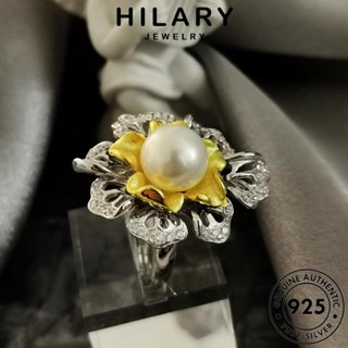 HILARY JEWELRY แฟชั่น ไข่มุก ต้นฉบับ Silver จี้ เครื่องประดับ แท้ เครื่องประดับ เงิน 925 สร้อยคอ เกาหลี ผู้หญิง ดอกไม้ที่สร้างสรรค์ S128