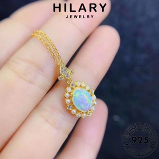 HILARY JEWELRY จี้ ต้นฉบับ Silver ผู้หญิง เครื่องประดับ มูนสโตน สร้อยคอ เกาหลี 925 แฟชั่น เงิน เครื่องประดับ กลม แท้ S165