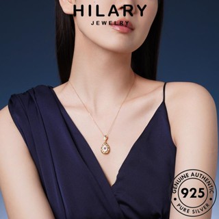 HILARY JEWELRY อารมณ์ Silver เกาหลี เงิน แท้ สร้อยคอ 925 เครื่องประดับ แฟชั่น ผู้หญิง จี้ เครื่องประดับ ต้นฉบับ S191