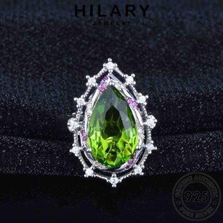 HILARY JEWELRY จี้ Silver เงิน ต้นฉบับ ลดลงอย่างหรูหรา เครื่องประดับ สร้อยคอ เกาหลี แท้ มรกต 925 เครื่องประดับ ผู้หญิง แฟชั่น S225