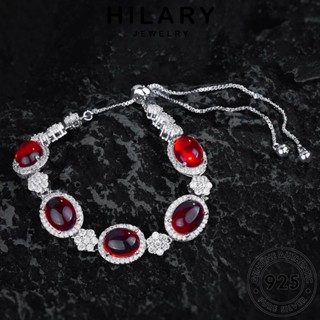 HILARY JEWELRY ผู้หญิง เครื่องประดับ แท้ จี้ เกาหลี สร้อยคอ Silver รูปไข่ที่สวยงาม เงิน แฟชั่น 925 ทับทิม ต้นฉบับ เครื่องประดับ S201