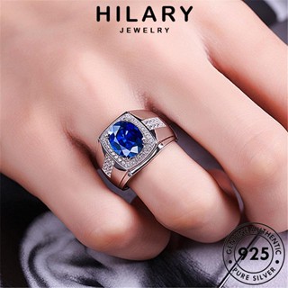 HILARY JEWELRY Silver เครื่องประดับ เครื่องประดับ แท้ ต้นฉบับ แหวน ผู้หญิง ไพลิน เกาหลี แฟชั่น วงรีวินเทจ เงิน 925 R89