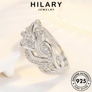 HILARY JEWELRY ไดมอนด์ 925 บิดสร้างสรรค์ โกลด์ แฟชั่น มอยส์ซาไนท์ เครื่องประดับ เงิน แท้ ผู้หญิง เครื่องประดับ Silver แหวน ต้นฉบับ เกาหลี R254