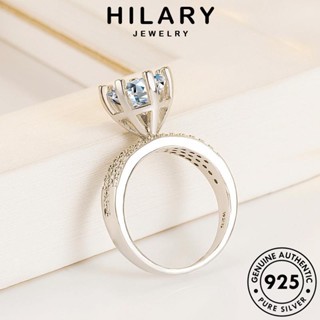 HILARY JEWELRY Silver แฟชั่น ไดมอนด์ มอยส์ซาไนท์ เครื่องประดับ เครื่องประดับ ผู้หญิง 925 เงิน แท้ เกาหลี แหวน โกลด์ ต้นฉบับ หรูหรา R879