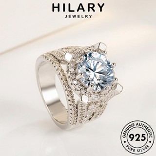 HILARY JEWELRY โกลด์ เครื่องประดับ มอยส์ซาไนท์ Silver แหวน 925 ดอกไม้หรูหรา แฟชั่น ต้นฉบับ เครื่องประดับ แท้ ผู้หญิง ไดมอนด์ เงิน เกาหลี R887