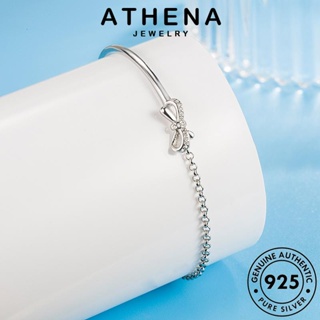 ATHENA JEWELRY เงิน ผู้หญิง ผีเสื้อแสนหวาน เกาหลี Silver แท้ เครื่องประดับ แฟชั่น ผู้หญิง กำไลข้อมือ ต้นฉบับ กำไล เครื่องประดับ 925 B54