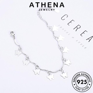 ATHENA JEWELRY 925 Silver แฟชั่น เงิน ต้นฉบับ ผู้หญิง ผีเสื้อน่ารัก กำไลข้อมือ เกาหลี เครื่องประดับ กำไล เครื่องประดับ แท้ ผู้หญิง B63