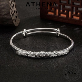 ATHENA JEWELRY เครื่องประดับ Silver เครื่องประดับ เงิน ต้นฉบับ กำไล กำไลข้อมือ 925 ผู้หญิง แท้ ฟีนิกซ์อินเทรนด์ ผู้หญิง เกาหลี แฟชั่น B146