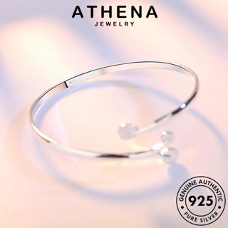 ATHENA JEWELRY Silver เครื่องประดับ ต้นฉบับ แฟชั่น กำไลข้อมือ เครื่องประดับ แท้ โคลเวอร์บุคลิกภาพ กำไล ผู้หญิง 925 เงิน ผู้หญิง เกาหลี B154