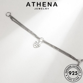 ATHENA JEWELRY กำไล ต้นฉบับ แท้ ผู้หญิง กำไลข้อมือ เครื่องประดับ Silver เครื่องประดับ แฟชั่น ผู้หญิง 925 เงิน เกาหลี รักบุคลิกภาพ B215