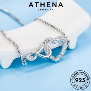 ATHENA JEWELRY กำไลข้อมือ คริสตัล เครื่องประดับ ต้นฉบับ ผู้หญิง กำไล Silver ความรักทางอารมณ์ แท้ เงิน 925 แฟชั่น เกาหลี ผู้หญิง เครื่องประดับ B230