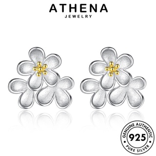 ATHENA JEWELRY เกาหลี หนีบ ต้นฉบับ ผู้หญิง เครื่องประดับ ดอกทานตะวันอารมณ์ Silver ห่วง เครื่องประดับ แฟชั่น ตุ้มหู ต่างหู เงิน 925 แท้ E227