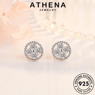 ATHENA JEWELRY ต่างหู ห่วง เครื่องประดับ Silver รอบย้อนยุค แท้ แฟชั่น หนีบ ต้นฉบับ ตุ้มหู เกาหลี เครื่องประดับ ผู้หญิง 925 เงิน E289