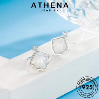 ATHENA JEWELRY เครื่องประดับ หนีบ เงิน ห่วง ผู้หญิง Silver ต่างหู 925 เปลือกที่สร้างสรรค์ ตุ้มหู ทอง แท้ เครื่องประดับ แฟชั่น ต้นฉบับ เกาหลี E323