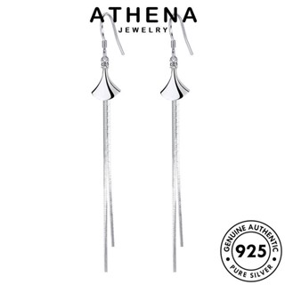 ATHENA JEWELRY กระโปรงหรูหรา หนีบ 925 ห่วง ตุ้มหู ผู้หญิง ต่างหู ต้นฉบับ เงิน เกาหลี เครื่องประดับ เครื่องประดับ แท้ Silver แฟชั่น E463