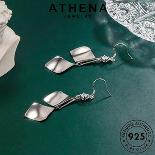 ATHENA JEWELRY ต้นฉบับ แท้ เครื่องประดับ ตุ้มหู ต่างหู Silver เพชรบุคลิกภาพ หนีบ เงิน ห่วง 925 แฟชั่น ผู้หญิง เกาหลี เครื่องประดับ E525