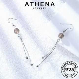 ATHENA JEWELRY เครื่องประดับ แท้ Silver ผู้หญิง ต้นฉบับ แฟชั่น พู่แฟชั่น เงิน ตุ้มหู หนีบ ห่วง ต่างหู เกาหลี โมรา เครื่องประดับ 925 E564