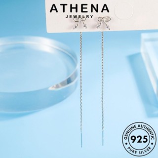 ATHENA JEWELRY เงิน เครื่องประดับ แท้ เกาหลี ตุ้มหู หนีบ Silver ต้นฉบับ ผีเสื้อป่า แฟชั่น เครื่องประดับ ห่วง ผู้หญิง ต่างหู 925 E632