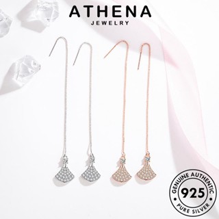 ATHENA JEWELRY 925 ต้นฉบับ แฟชั่น เครื่องประดับ มอยส์ซาไนท์ โกลด์ Silver ภาคแฟชั่น เงิน ห่วง เกาหลี ตุ้มหู ไดมอนด์ แท้ ต่างหู เครื่องประดับ หนีบ ผู้หญิง E680