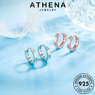 ATHENA JEWELRY Silver ผู้หญิง เครื่องประดับ ตุ้มหู เครื่องประดับ แท้ แฟชั่น 925 มอยส์ซาไนท์ ห่วง เกาหลี หนีบ โกลด์ ลายงูส่วนบุคคล ต้นฉบับ ไดมอนด์ เงิน ต่างหู E697