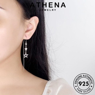 ATHENA JEWELRY ดาราแฟชั่น ต้นฉบับ ผู้หญิง แท้ แฟชั่น ตุ้มหู Silver ต่างหู เกาหลี 925 เครื่องประดับ ห่วง เครื่องประดับ หนีบ เงิน E714