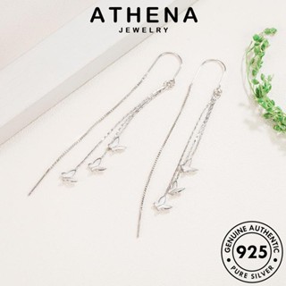 ATHENA JEWELRY เงิน ต้นฉบับ เครื่องประดับ ต่างหู หนีบ แฟชั่น 925 ห่วง แท้ Silver ผู้หญิง เกาหลี ตุ้มหู เครื่องประดับ ผีเสื้ออารมณ์ E756