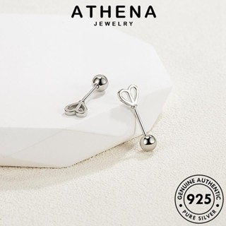 ATHENA JEWELRY Silver เครื่องประดับ ผู้หญิง ต่างหู แฟชั่น ลูกศรกามเทพสร้างสรรค์ เครื่องประดับ 925 หนีบ ตุ้มหู ห่วง เกาหลี แท้ เงิน ต้นฉบับ E786