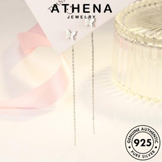 ATHENA JEWELRY ตุ้มหู เครื่องประดับ ต่างหู 925 ต้นฉบับ แฟชั่น เกาหลี หนีบ ผู้หญิง เงิน แท้ ห่วง เครื่องประดับ Silver ผีเสื้อโรแมนติก E772