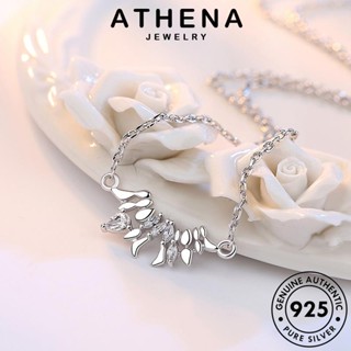 ATHENA JEWELRY สร้อยคอ หัวใจเต้นหวาน แท้ ต้นฉบับ จี้ เครื่องประดับ Silver 925 เงิน แฟชั่น เครื่องประดับ เกาหลี ผู้หญิง N49